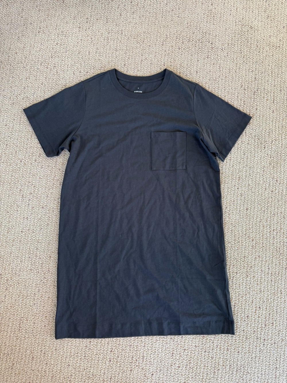 Everlane Black Short-Sleeve Pocket Crew Tee